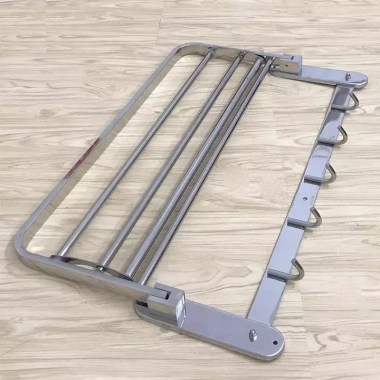 Treo Khăn Nhà Tắm Inox 304 - Thanh Hộp dày 10 ly, không gỉ sắt, sáng bóng, dễ vệ sinh, bảo hành 12 tháng, 220.000 VND
