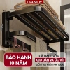 Treo khăn phòng tắm DANLE kèm thanh treo quần áo, thép carbon cao cấp, bảo hành 10 năm 10