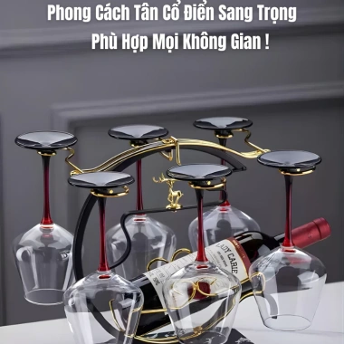 Treo ly rượu vang Pehouse V43 mạ vàng - Kệ hiện đại sang trọng, giảm giá 569.000đ 4 Treo ly rượu vang Pehouse V43 mạ vàng - Kệ hiện đại sang trọng, giảm giá 569.000đ 4
