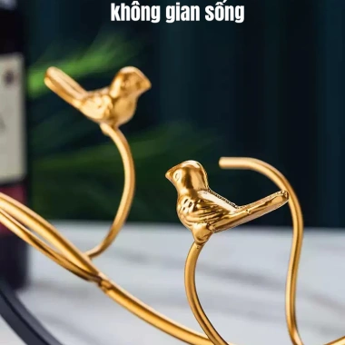 Treo ly rượu vang Pehouse V43 mạ vàng - Kệ hiện đại sang trọng, giảm giá 569.000đ