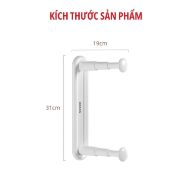 Treo móc quần áo ECOCO điều chỉnh thu gọn, kệ treo đồ thông minh không khoan tường 24.107 - Giá chỉ 72.000₫ 7 Treo móc quần áo ECOCO điều chỉnh thu gọn, kệ treo đồ thông minh không khoan tường 24.107 - Giá chỉ 72.000₫ 7