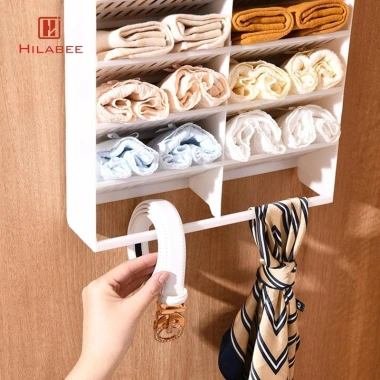 Treo Tủ Quần Áo Đa Năng Tiết Kiệm Không Gian - Móc Khăn, Giá Đỡ Cà Vạt, Bảo Quản Áo Ngực, Vớ - 139.700₫ 7