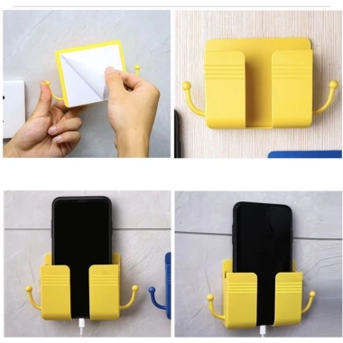 Treo Tường Đế Sạc Đa Năng Giá Đỡ Điện Thoại Di Động, Hộp Bảo Quản Điều Khiển Từ Xa - 7.400 VND 9