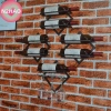 Treo tường N2HAO 1PC lên xuống rượu, chai cốc sắp xếp lưu trữ - 169.950 VND 5