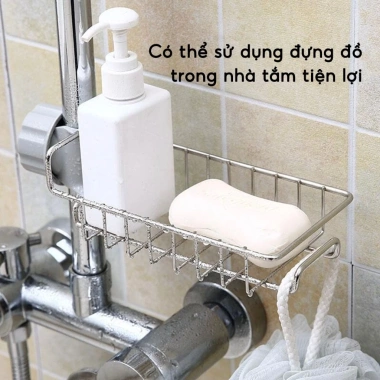 Treo vòi rửa bát inox 304 chống gỉ – Kệ đa năng để đồ rửa chén, chỉ 34.000₫ 4