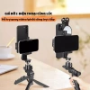 Tripod 2 điện thoại quay video phát sóng trực tiếp - Giá 3 chân để bàn & cầm tay, chỉ 86.000₫