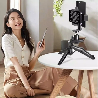 Tripod 2 điện thoại quay video phát sóng trực tiếp - Giá 3 chân để bàn & cầm tay, chỉ 86.000₫ 2