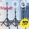 Tripod 3 chân 2 trong 1 - Chân đế hợp kim xoay 360 độ, đỡ điện thoại, chụp ảnh 83.300đ
