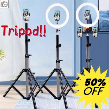 Tripod 3 chân 2 trong 1 - Chân đế hợp kim xoay 360 độ, đỡ điện thoại, chụp ảnh 83.300đ