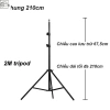 Tripod 3 chân 2 trong 1 - Chân đế hợp kim xoay 360 độ, đỡ điện thoại, chụp ảnh 83.300đ 3