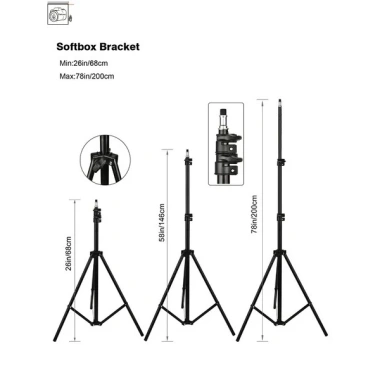 Tripod 3 chân 2 trong 1 - Chân đế hợp kim xoay 360 độ, đỡ điện thoại, chụp ảnh 83.300đ