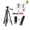 Tripod 3 Chân 3.366 - Giá Đỡ Điện Thoại Máy Ảnh, Tay Cầm + Remote Chụp Ảnh Từ Xa, 133.335₫