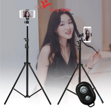 Tripod 3 chân hợp kim xoay 360 - Giá đỡ điện thoại, gậy chụp ảnh Livestream 90k 4