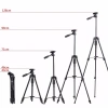 Tripod 3.388/3.366 Remote Bluetooth - Giá đỡ điện thoại, máy ảnh, 3 chân 1.5m, 185k 3