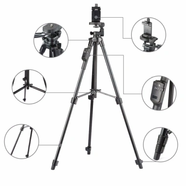 Tripod 3.388/3.366 Remote Bluetooth - Giá đỡ điện thoại, máy ảnh, 3 chân 1.5m, 185k 4
