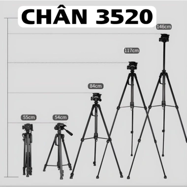 Tripod 3.520 360 SIVIR - Hợp Kim Cao Cấp, Hỗ Trợ Chụp Ảnh, Quay Video, Live Stream 360 Độ, Giá Ưu Đãi 200k 5