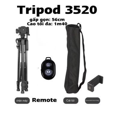 Tripod 3.520 360 SIVIR - Hợp Kim Cao Cấp, Hỗ Trợ Chụp Ảnh, Quay Video, Live Stream 360 Độ, Giá Ưu Đãi 200k 9