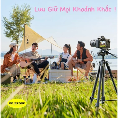 Tripod 360 Cao 1.8m/1.7m/1.4m Đa Năng - Đặt Điện Thoại & Máy Ảnh, Điều Chỉnh Cao Thấp, Thiết Kế Bền Vững 6