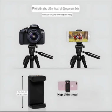 Tripod 360° Chụp Ảnh & Quay Video Chuyên Nghiệp - Giá Đỡ Điện Thoại 3 Chân Chắc Chắn, Giá chỉ 200.000 3