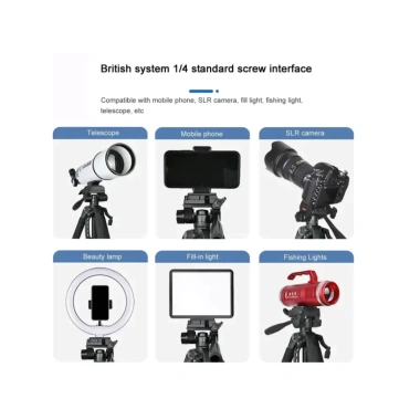 Tripod 360 độ đỡ điện thoại, máy ảnh 3 chân Chụp ảnh quay video chuyên nghiệp 199k