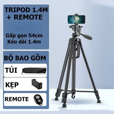 Tripod 360 độ đỡ điện thoại, máy ảnh 3 chân Chụp ảnh quay video chuyên nghiệp 199k