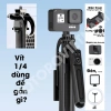 Tripod 4 chân TSS PRO 1.8m - Gậy selfie cầm tay, quay video livestream, 263k 6