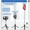 Tripod 4in1 R1S Chân Máy Gậy Selfie Siêu Dài Xoay 360 Bluetooth Từ Xa Đèn Livestream Giá 29.000₫ 4