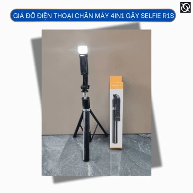 Tripod 4in1 R1S Chân Máy Gậy Selfie Siêu Dài Xoay 360 Bluetooth Từ Xa Đèn Livestream Giá 29.000₫ 9