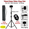 Tripod chụp hình 360 cao 2m1, kẹp điện thoại, điều khiển Bluetooth, xoay ngang dọc - Selfie phụ kiện đa năng