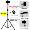 Tripod chụp hình 360 cao 2m1, kẹp điện thoại, điều khiển Bluetooth, xoay ngang dọc - Selfie phụ kiện đa năng 2