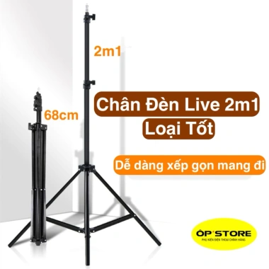 Tripod chụp hình 360 cao 2m1, kẹp điện thoại, điều khiển Bluetooth, xoay ngang dọc - Selfie phụ kiện đa năng 4