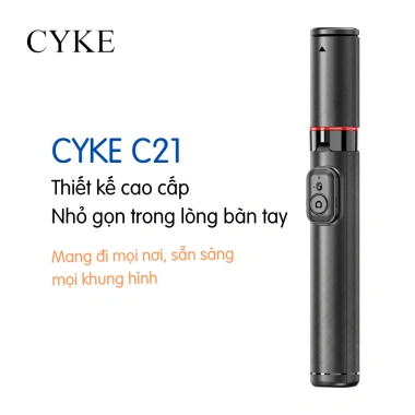 Tripod CYKE C21 Gậy Chụp Ảnh Tự Sướng Cao 1m3 - Gọn Nhẹ, Lịch Lịch, Chắc Chắn 279k