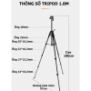 Tripod Đa Năng 1.8m/1.7m/1.5m cho Điện Thoại và Máy Ảnh 360° Chắc Chắn, Phù Hợp Chụp Ảnh Quay Phim - Giá 233k 5