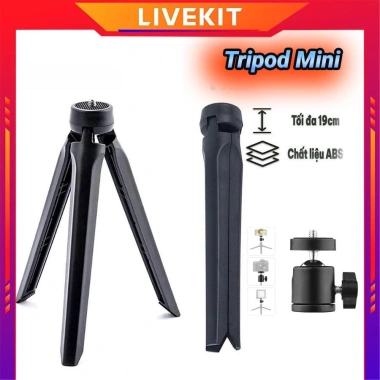 Tripod Để Bàn 3 Chân – Giá Đỡ Điện Thoại, Máy Ảnh, Quay Video, Giá chỉ 20.000đ