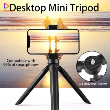 Tripod Để Bàn 3 Chân – Giá Đỡ Điện Thoại, Máy Ảnh, Quay Video, Giá chỉ 20.000đ