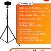 Tripod điện thoại 3 chân Xả kho + Kẹp 2.1, remote livestream, giá chỉ 31.500₫ 3