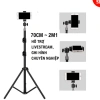 Tripod điện thoại 3 chân Xả kho + Kẹp 2.1, remote livestream, giá chỉ 31.500₫ 6