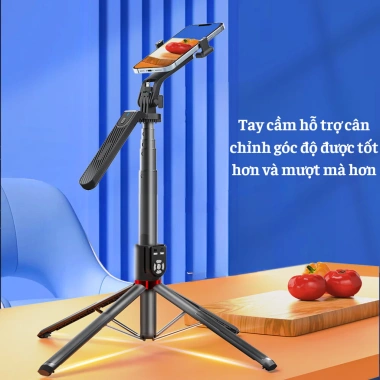 Tripod điện thoại 4 chân hợp kim nhôm cao cấp - Giá đỡ livestream, quay video, chụp ảnh du lịch, giảm giá 204.000