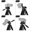 Tripod điện thoại F-180ST 55‑182cm xoay 360°, hợp kim nhôm, tải 3‑4kg, giá 350.000₫ 6