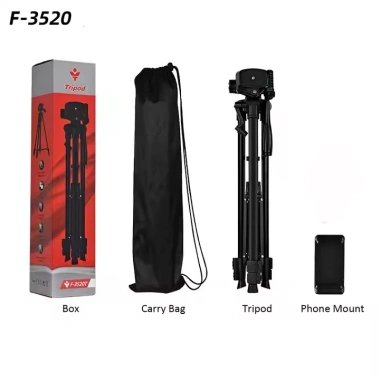 Tripod điện thoại F-3.520T khung nhôm, tải trọng 3kg, kèm túi đeo & remote - 50.000₫ 9 Tripod điện thoại F-3.520T khung nhôm, tải trọng 3kg, kèm túi đeo & remote - 50.000₫ 9