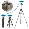 Tripod F-180ST Điện Thoại & Chân Máy Ảnh 360 Quay Chắc Chắn 55-180cm - 265k 5