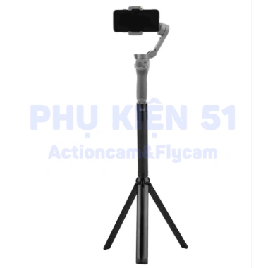 Tripod gấp gọn hợp kim nhôm ốc 1/4 - chịu tải 3kg, cho máy ảnh gimbal, chỉ 129k