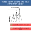 Tripod Gậy 3.120A Nhôm 3 Chân Chống Rung Cho Điện Thoại & Máy Ảnh Livestream, Chụp Ảnh, Kèm Túi 2