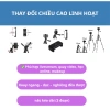 Tripod Gậy 3.120A Nhôm 3 Chân Chống Rung Cho Điện Thoại & Máy Ảnh Livestream, Chụp Ảnh, Kèm Túi 3