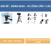 Tripod Gậy 3.120A Nhôm 3 Chân Chống Rung Cho Điện Thoại & Máy Ảnh Livestream, Chụp Ảnh, Kèm Túi 7
