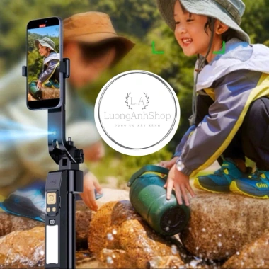 Tripod LATECH CL12 xoay 360 độ tự động, gập gọn 30cm, kèm remote, túi - giá 629.000 VND