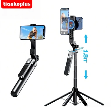 Tripod MagSafe GM35 Pro 3 chân 1.8m, kẹp phone xoay 360°, Bluetooth, giảm giá 339k