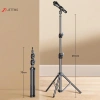 Tripod Micro Boom JETTING 1.7‑2.1m, Chân Đế 66cm, Tay Chữ Thập, Kẹp & Giá Đỡ Samsung Xiaomi 2