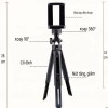 Tripod Mini 3 Chân Giá Để Bàn và Kẹp Điện Thoại - Siêu Nhẹ Gập Gọn Giá 19.000 VND 4