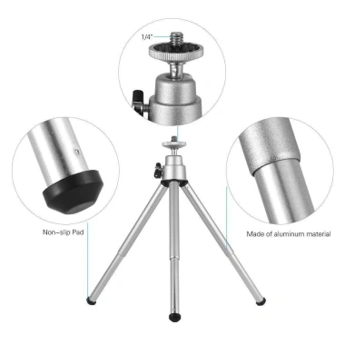 Tripod Mini Đa Năng ACHIEVE INQUID - Giá đỡ linh hoạt cho máy chiếu, camera, điện thoại, selfie - Chỉ 47.630 VND 8
